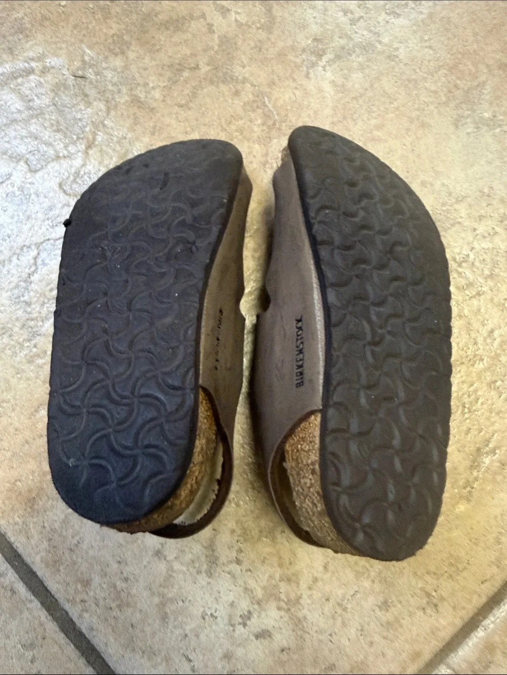 Birkenstock Kids Dark Brown Double-Strap Buckle Sandals